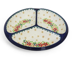 Round Divided Plate