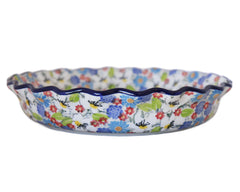 10" Unikat Ruffled Pie Baker
