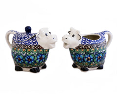 Unikat Cow Sugar and Creamer Set