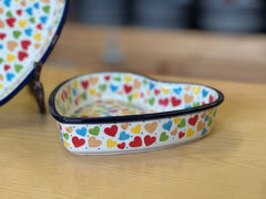 CLEARANCE Unikat Heart Baker Bowl