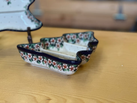 CLEARANCE Divided Tree Shaped Dish