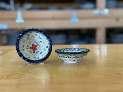 CLEARANCE Small Ruffled Tart Dish