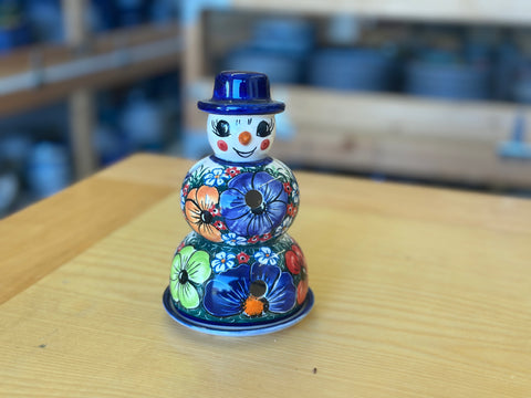 CLEARANCE Unikat Snowman Luminary