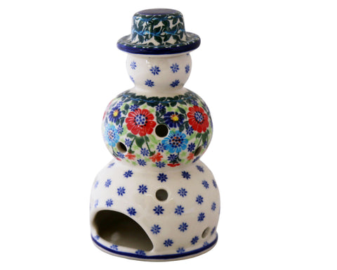 Unikat Snowman Luminary