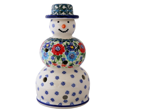 Unikat Snowman Luminary