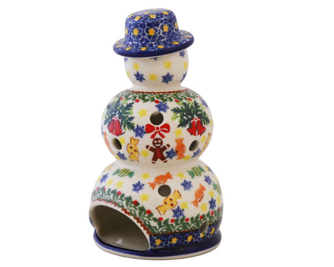 Unikat Snowman Luminary