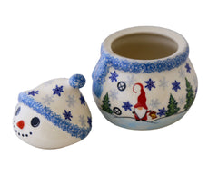 Medium Unikat Snowman Canister