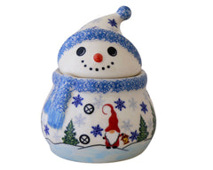 Medium Unikat Snowman Canister