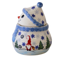Medium Unikat Snowman Canister