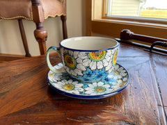 Unikat 13oz Latte Cup and Saucer Set