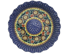 10" Unikat Ruffled Pie Baker