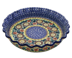 10" Unikat Ruffled Pie Baker