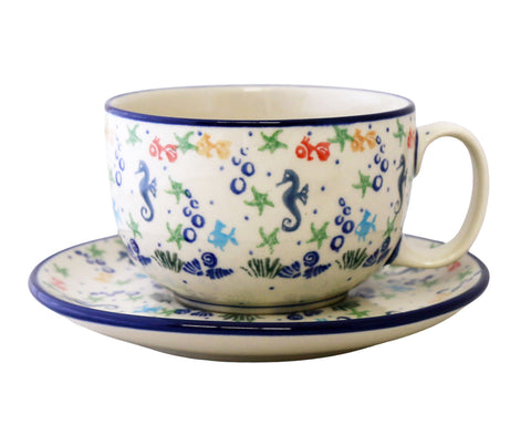 13oz Cup and Saucer Set