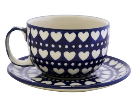 13oz Cup and Saucer Set