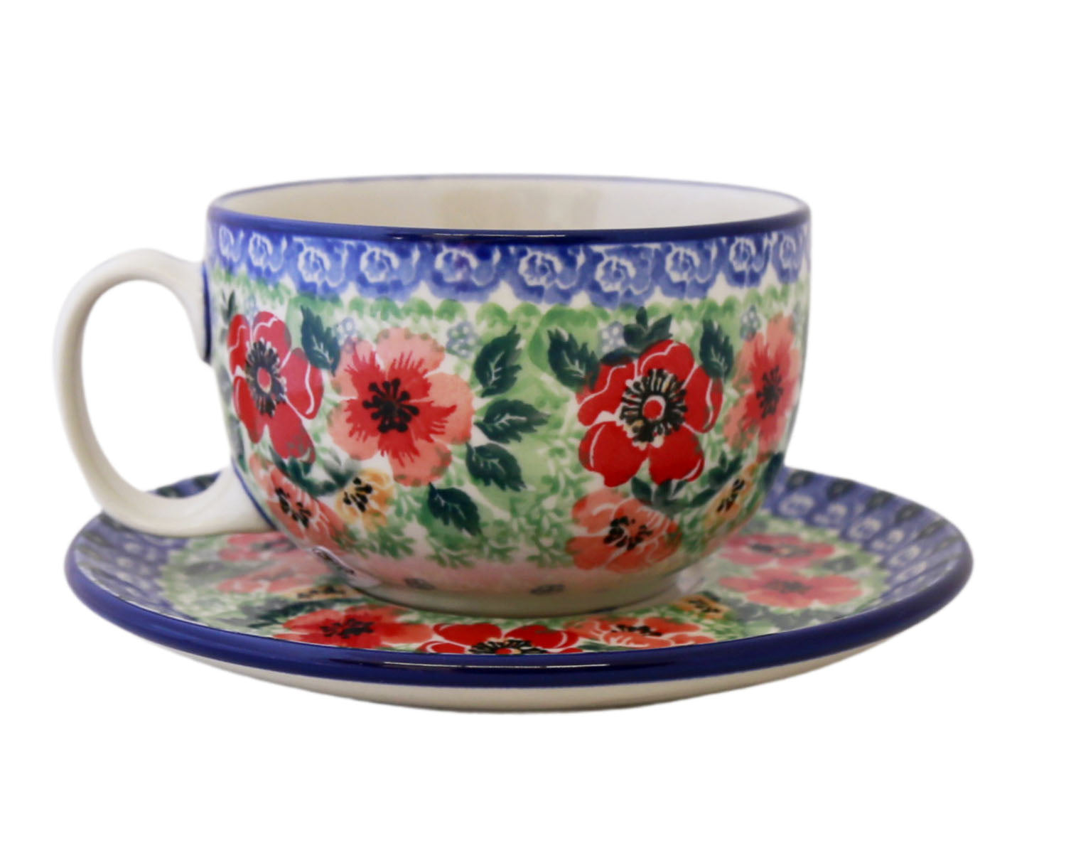 Unikat 13oz Latte Cup and Saucer Set