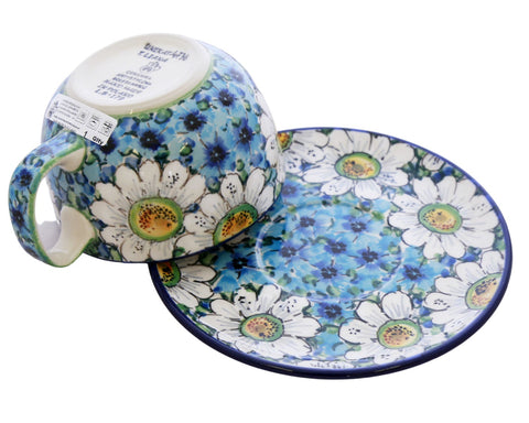 Unikat 13oz Latte Cup and Saucer Set