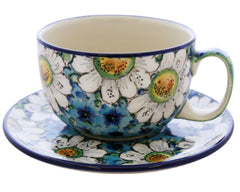 Unikat 13oz Latte Cup and Saucer Set