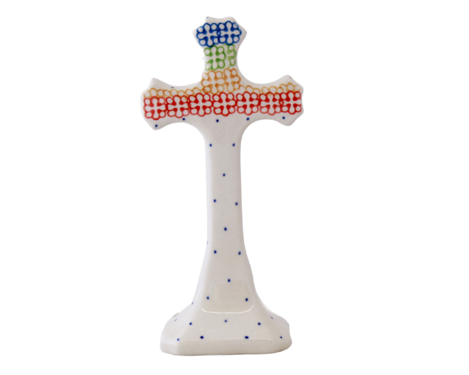 Polish Pottery Standing Cross Pacific Polish Pottery Polish Pottery Standing Cross Pacific Polish Pottery