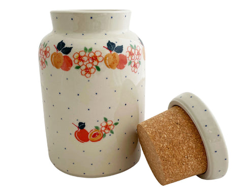 Large Jar w/ Stopper Lid